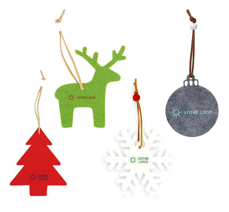 ornement de noel en feutrine